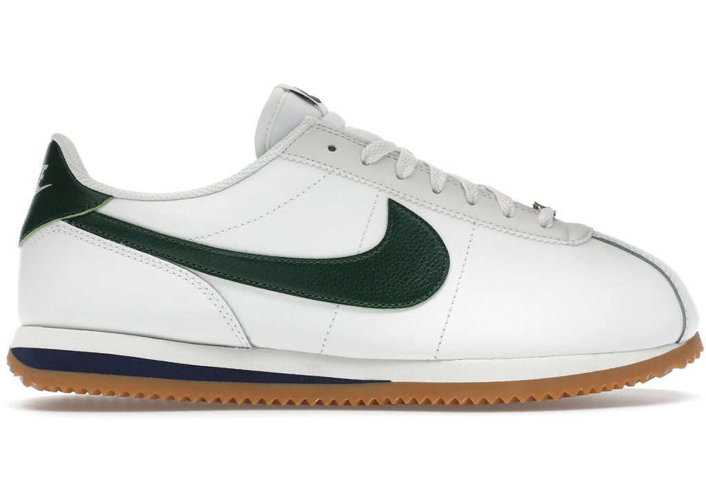 Nike Cortez Leather Summit White Tan Midnight Navy