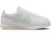 Nike Cortez Leder Summit Weiß Hellsilber