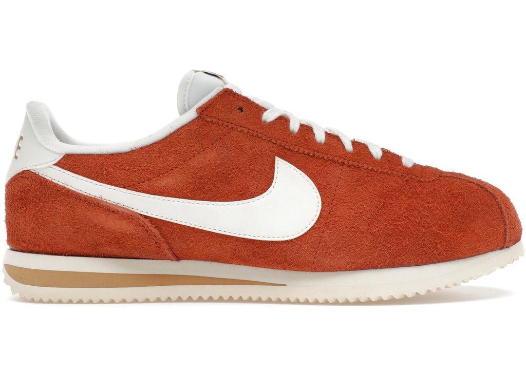 Nike Cortez SE Suede Dark Russet Flax Muslin Sail