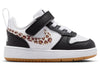 Nike Court Borough Low Black White Leopard Swoosh