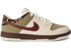 Nike Dunk Low Retro Khaki Team Red Pearl White
