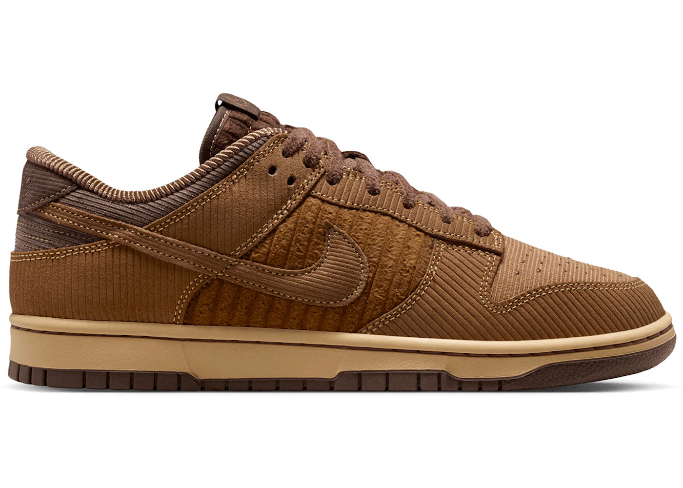 Nike Dunk Low Retro Premium Light British Tan Corduroy
