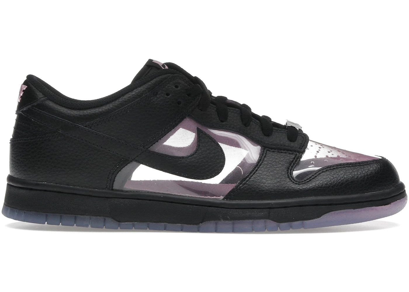 Nike Dunk Low Retro Transparent Schwarz Pink Rise