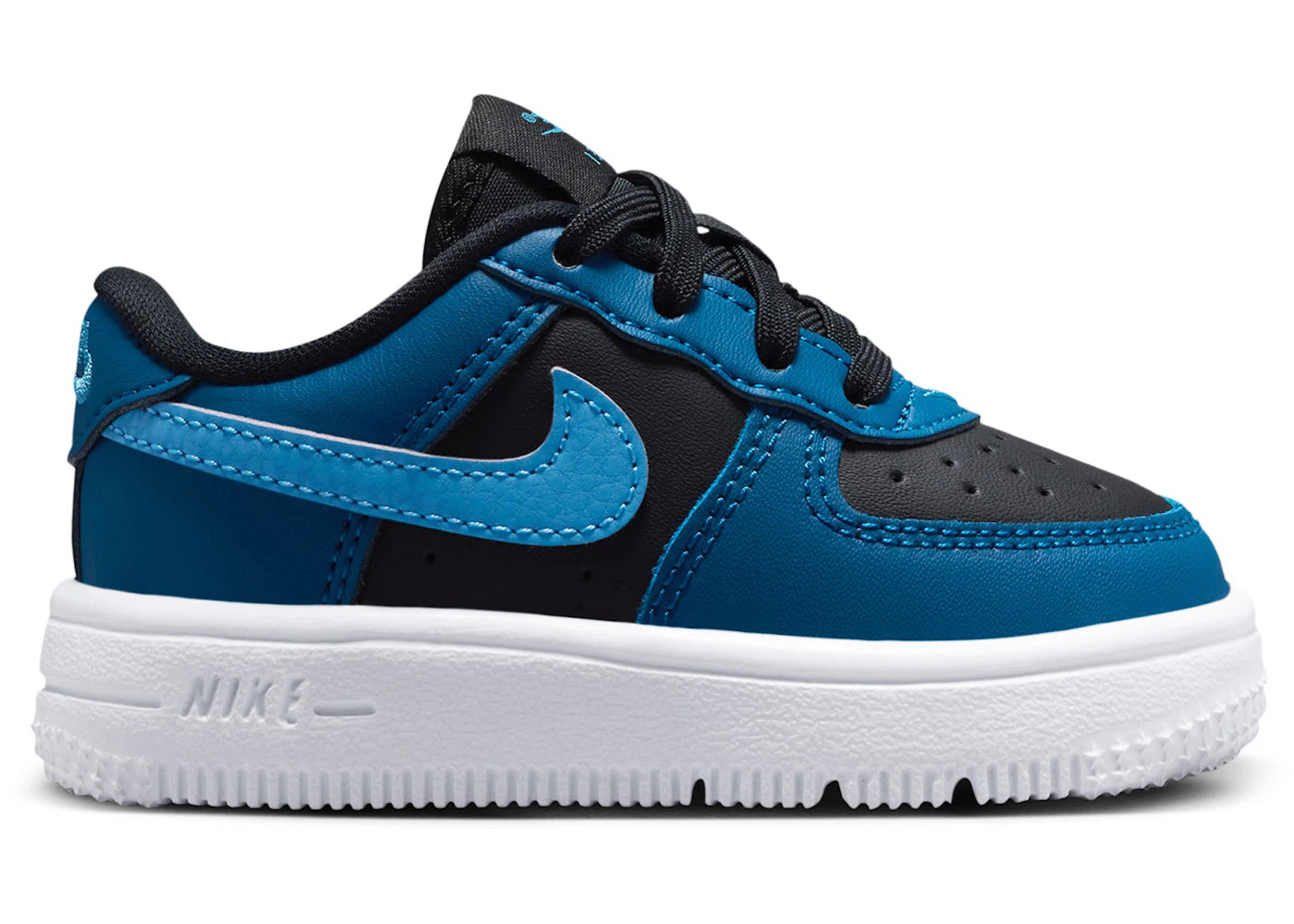 Nike Force 1 Low Black Court Blue
