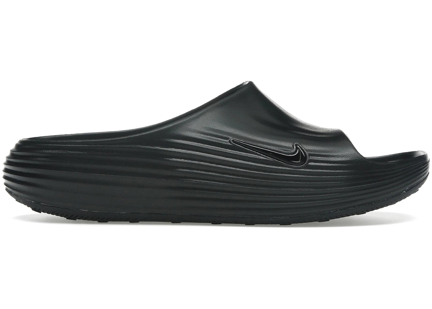 Nike ReactX Rejuven8 Slide Schwarz