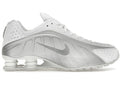Nike Shox R4 White Bright Crimson Metallic Silver