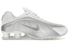 Nike Shox R4 White Bright Crimson Metallic Silver