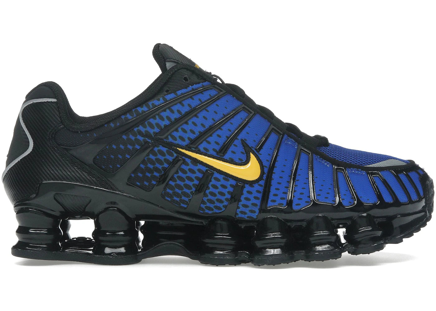 Nike Shox TL Black Lyon Blue Varsity Maize
