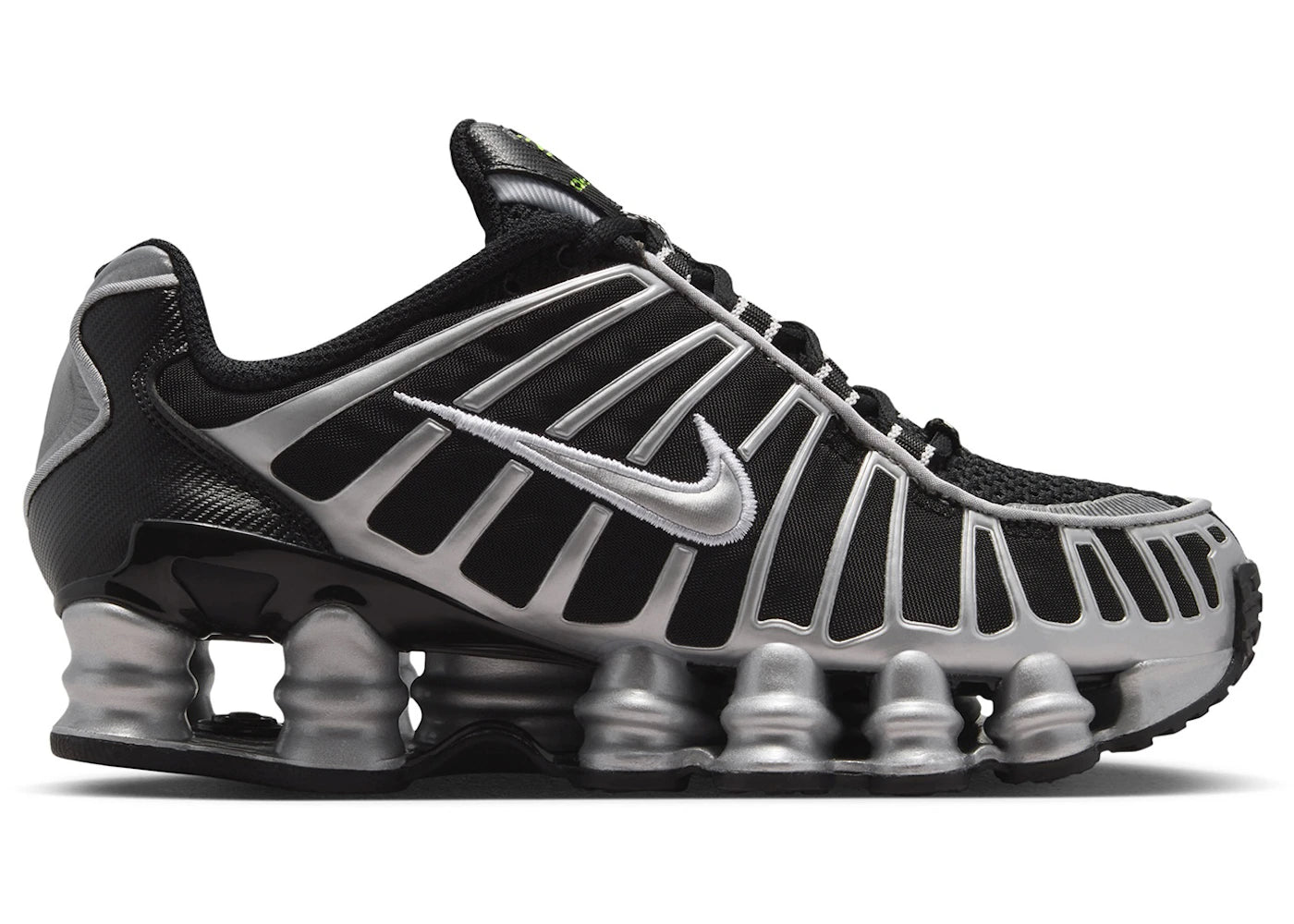 Nike Shox TL Schwarz Volt Metallic Silber