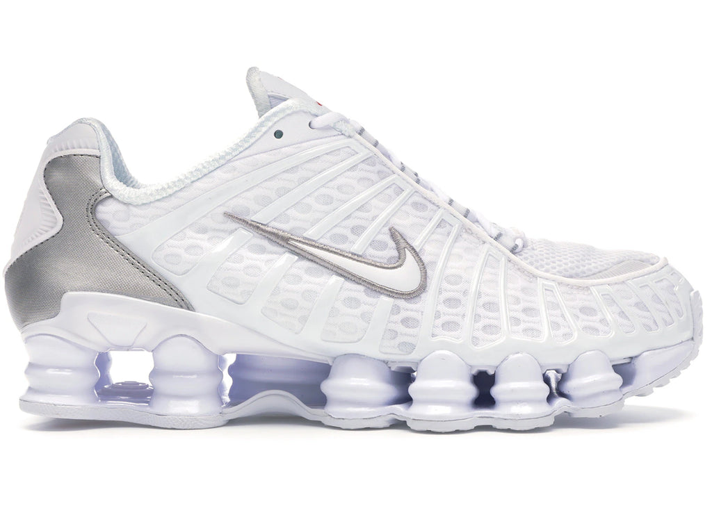 Nike Shox TL White Metallic Silver
