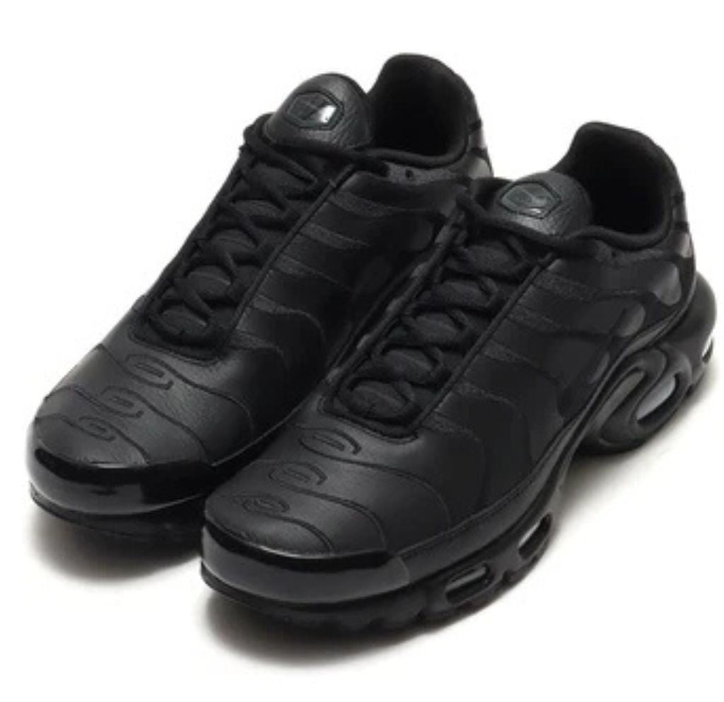Nike Air Max Plus Triple Black Leather