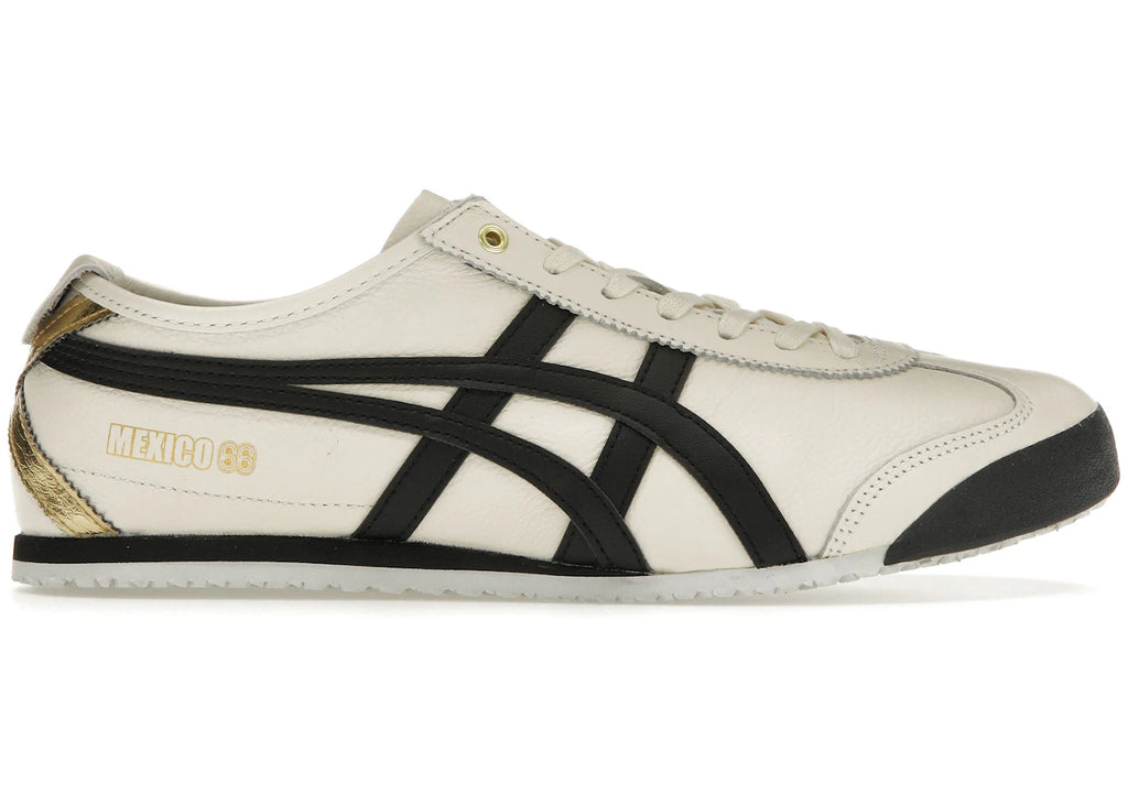 Onitsuka Tiger Mexico 66 Creme Schwarz Gold