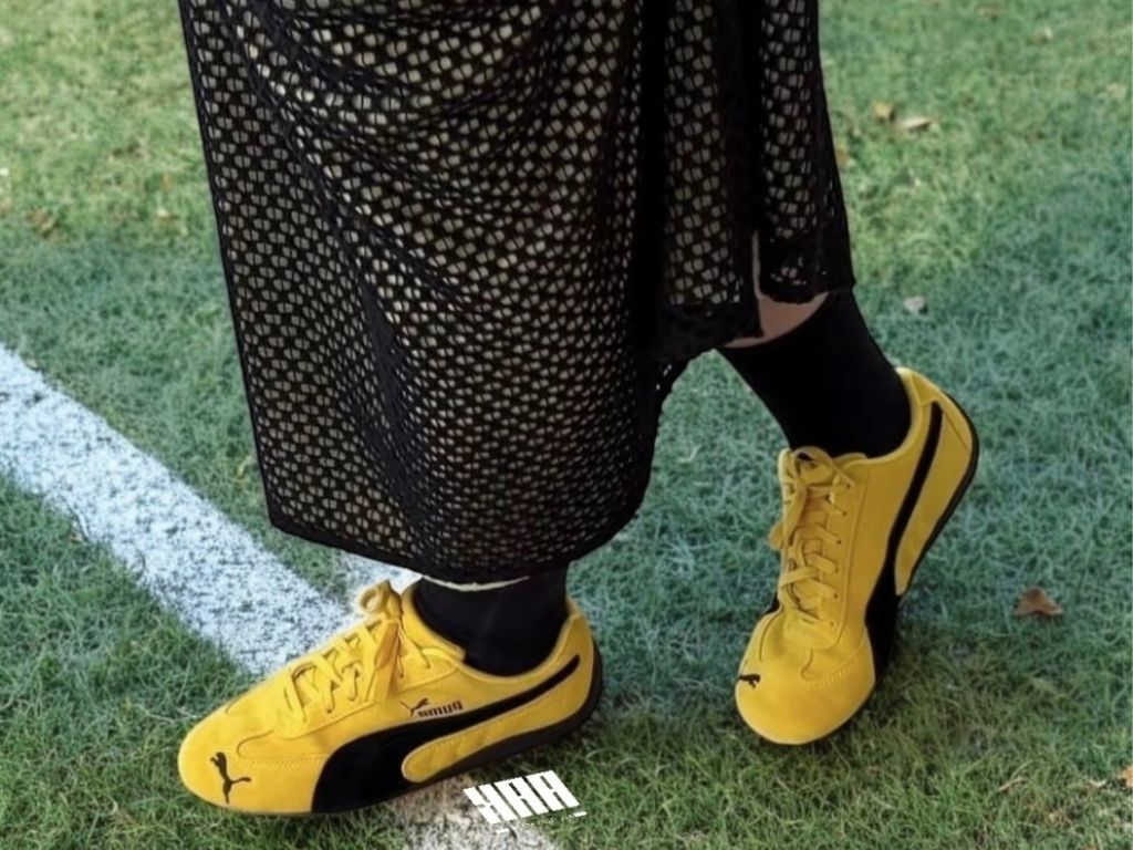 Puma Speedcat OG Pelé Gelb Schwarz