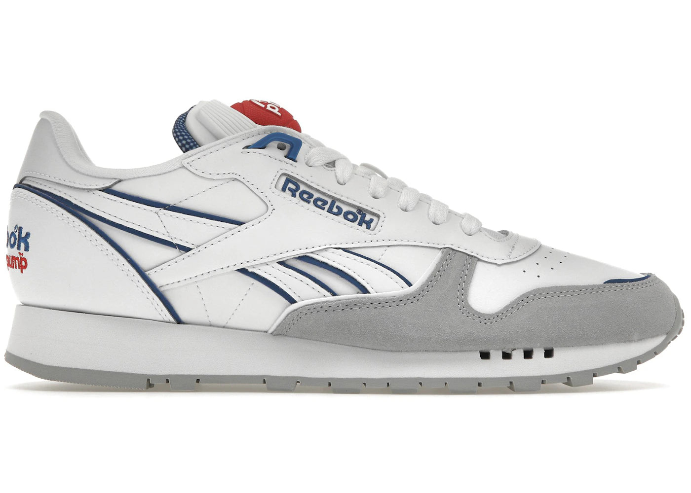 Reebok Classic Leather The Pump Weiß Vektor Blau