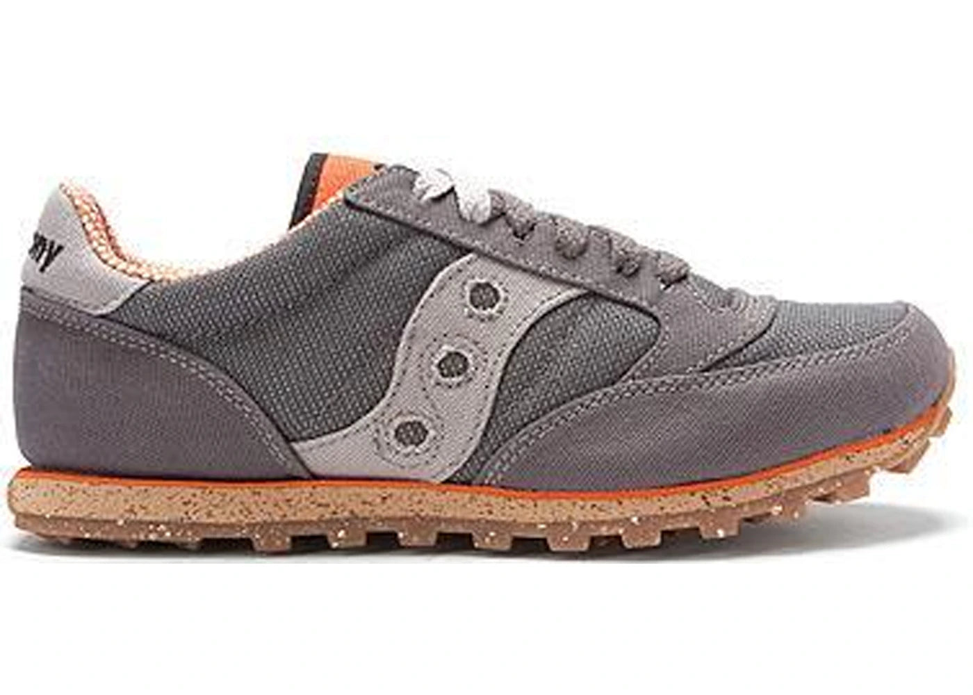 Saucony Jazz Low Vegan Charcoal Orange