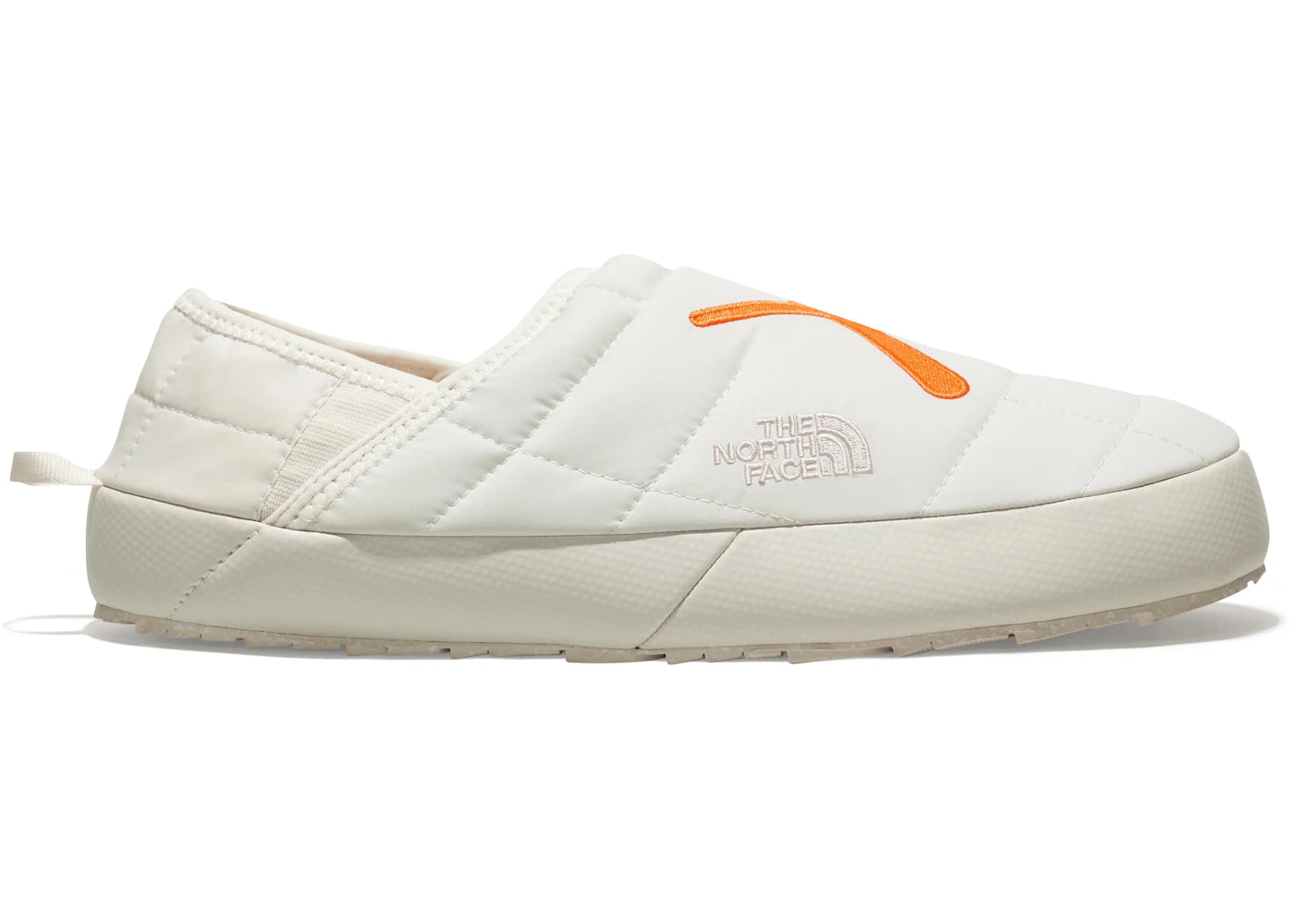 The North Face ThermoBall Traction Mule VS KAWS Moonlight Ivory Orange