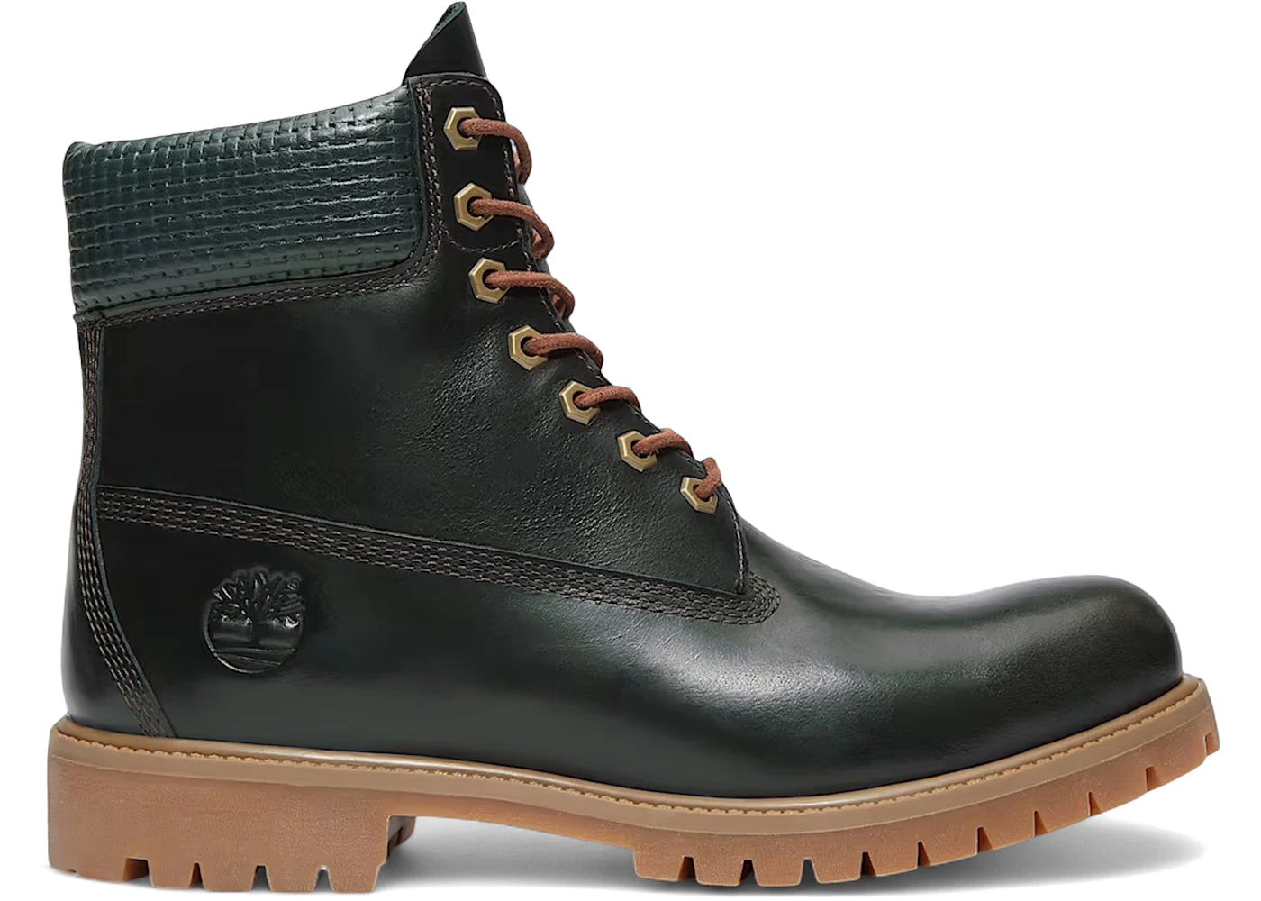 Timberland 6 Inch Premium Waterproof Boot Dunkelgrün Vollnarbenleder