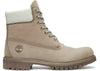 Timberland 6 Inch Premium Waterproof Boot Grau Nubuk Hellgrün