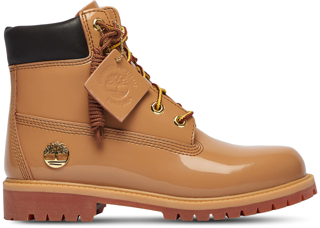 Timberland 6 Inch Premium wasserdichte Lackstiefel Finch Wheat
