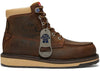 Timberland PRO Gridworks 6 Zoll Soft Toe wasserdichter Arbeitsstiefel Pabst Blue Ribbon Braun Vollnarbenleder