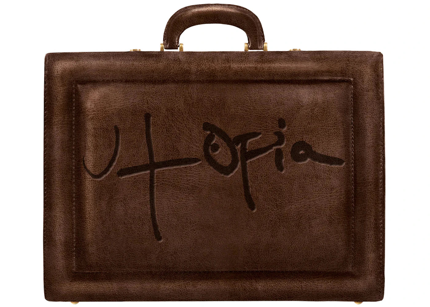 Travis Scott Utopia Briefcase Brown