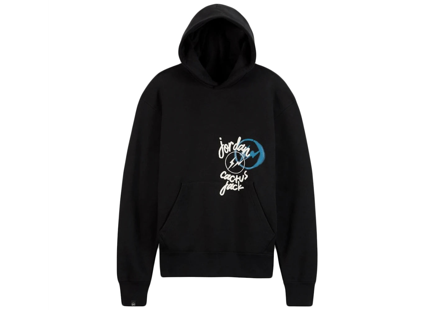 Travis Scott x Jordan x Fragment Hoodie Schwarz