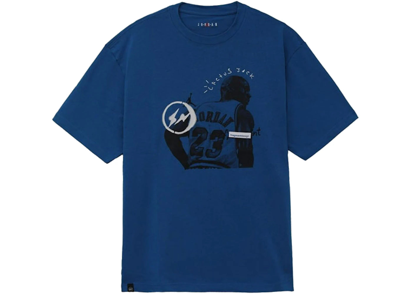 Travis Scott x Jordan x Fragment T-shirt Blue