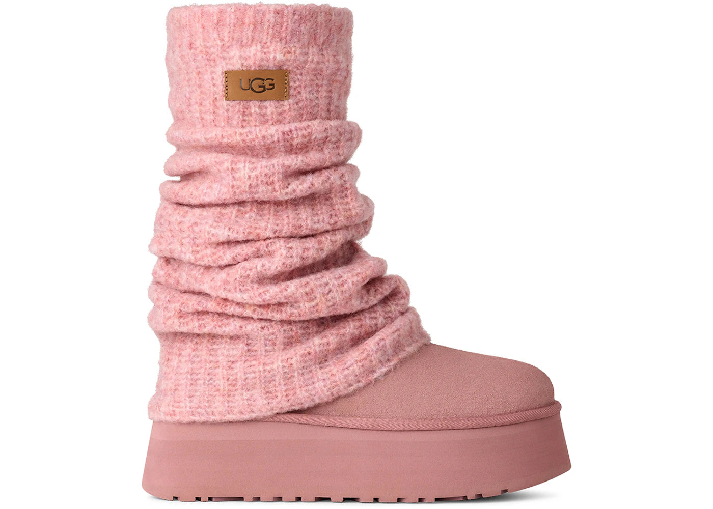 UGG Classic Mini Dipper Beinwärmerstiefel Pink Dawn
