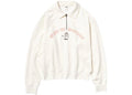 Uniqlo x POP MART The Monsters Women's Half-Zip Sweatshirt  Off White