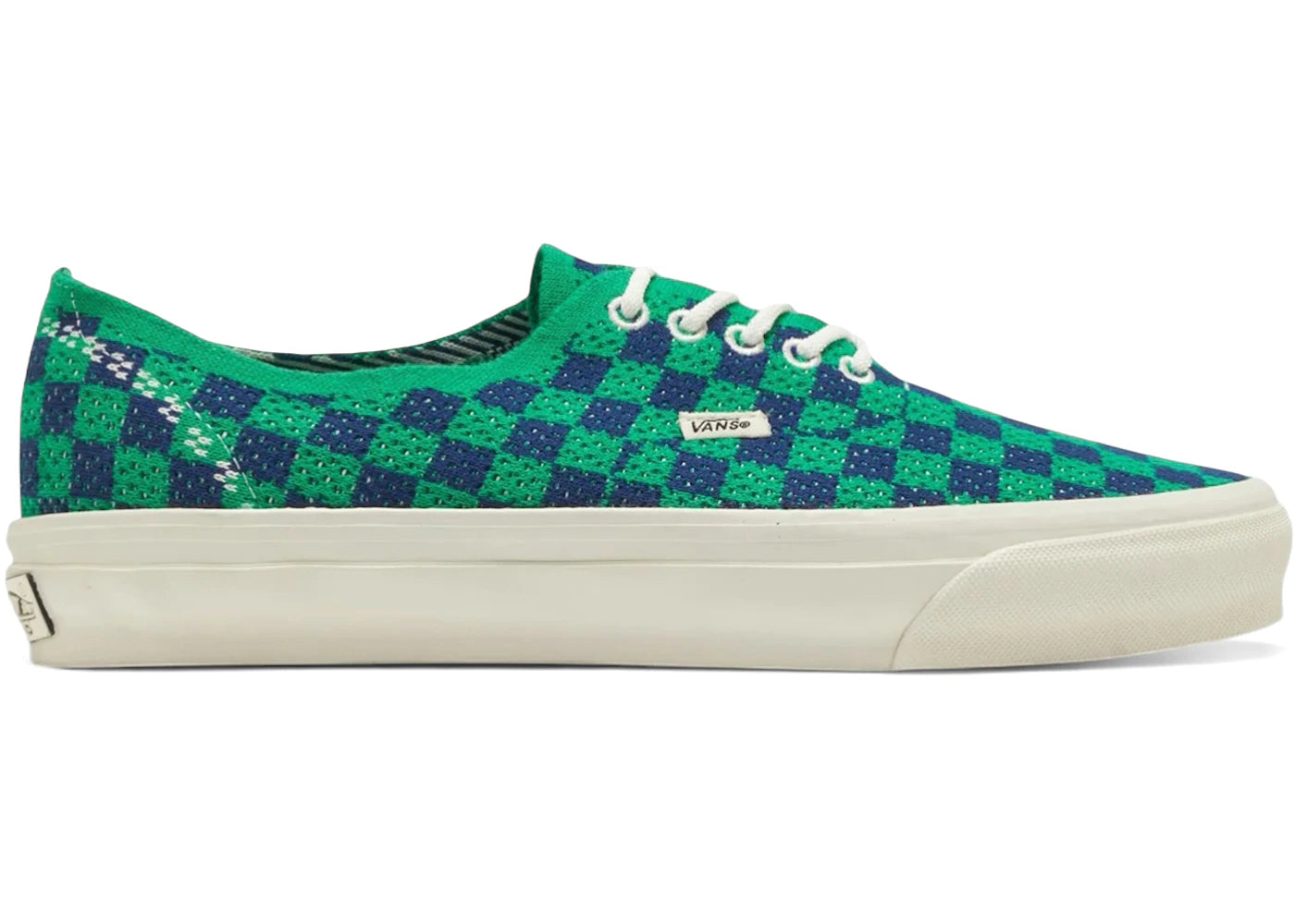 Vans LX Authentic 44 EK Punk Check Green Navy