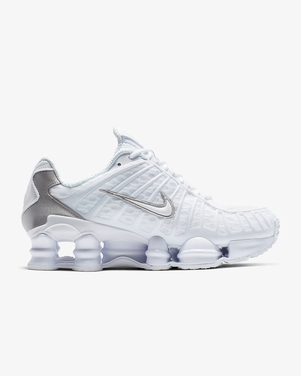 Nike Shox TL White Metallic Silver Max Orange