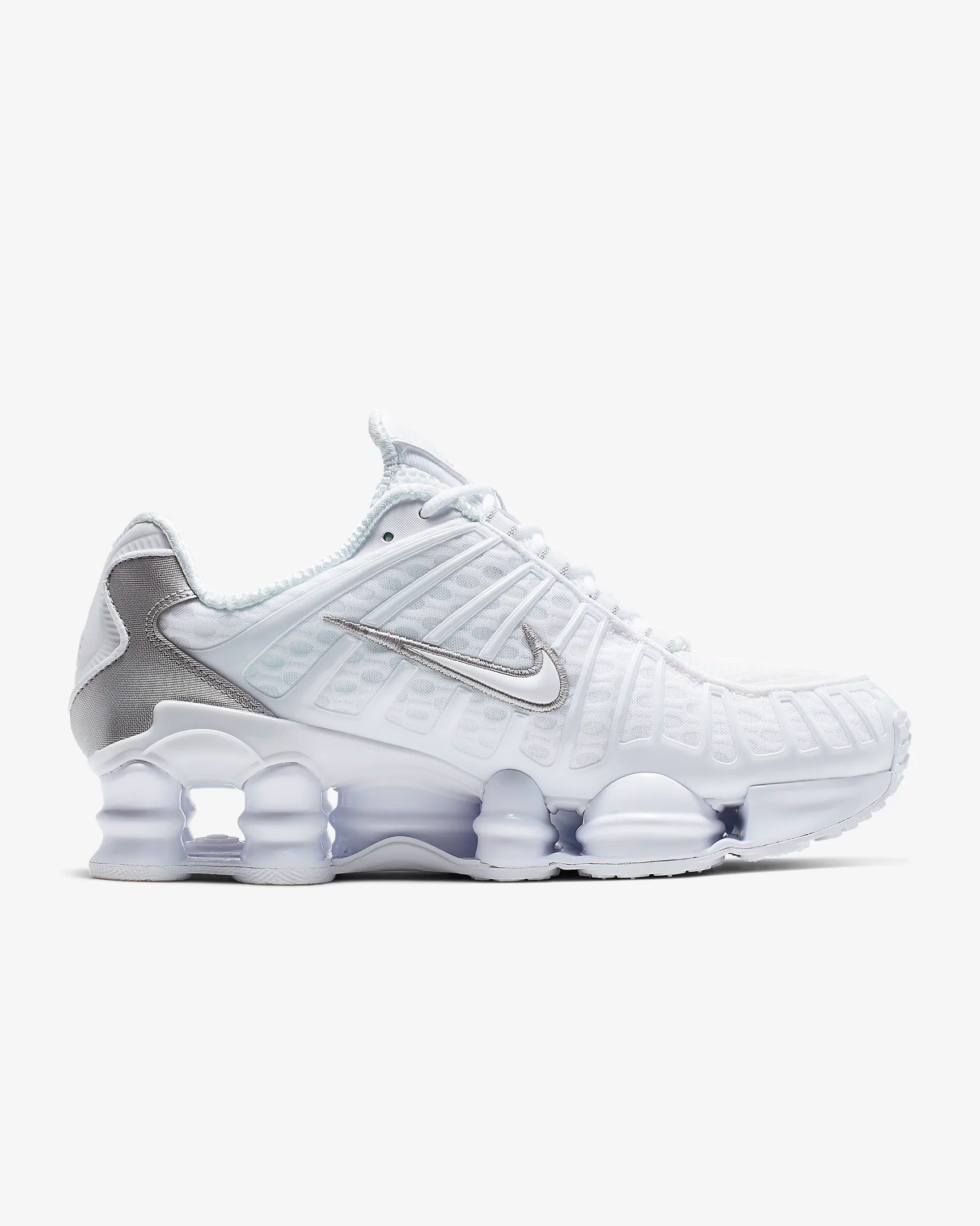 Nike Shox TL White Metallic Silver Max Orange