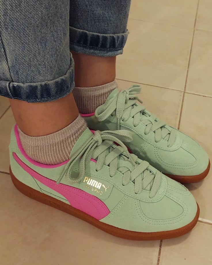 Puma Palermo Fresh Mint Fast Pink Gum