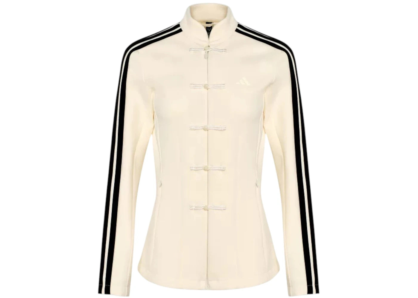 adidas x Samuel Gui Yang Chinesischer Style Spacer Slim Fit Jacke Cream White