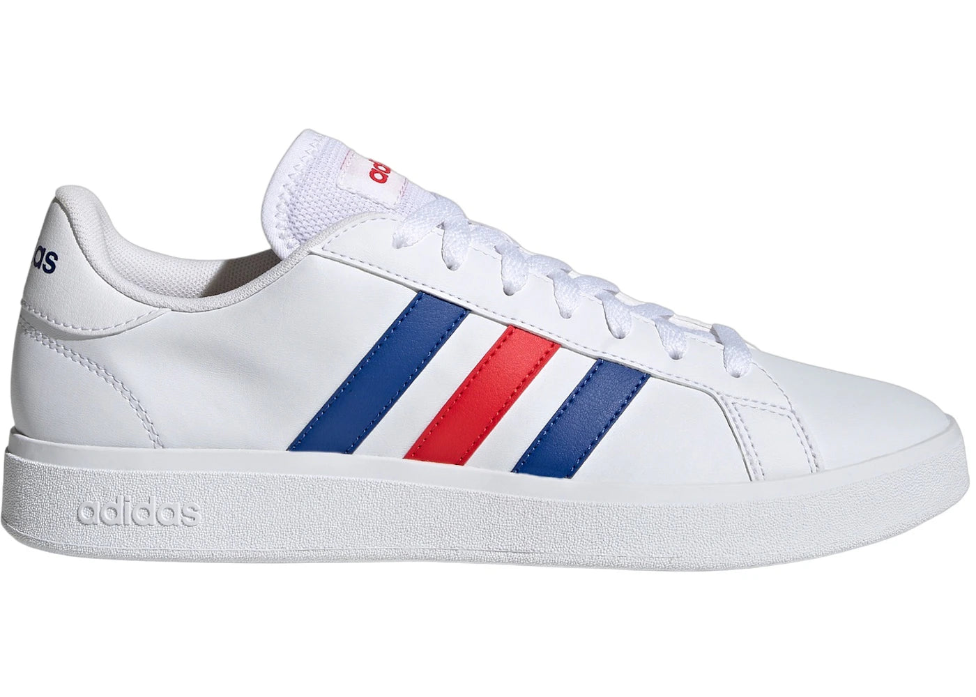 adidas Grand Court TD Cloud White Royal Blue Vivid Red