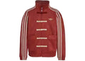 adidas Junior Kinder-Strickjacke im chinesischen Stil, Oversize, gebraucht, Rubin/Wunderbeige