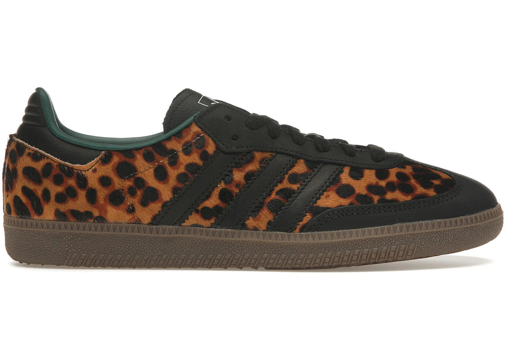 adidas Samba OG Black Green Leopard
