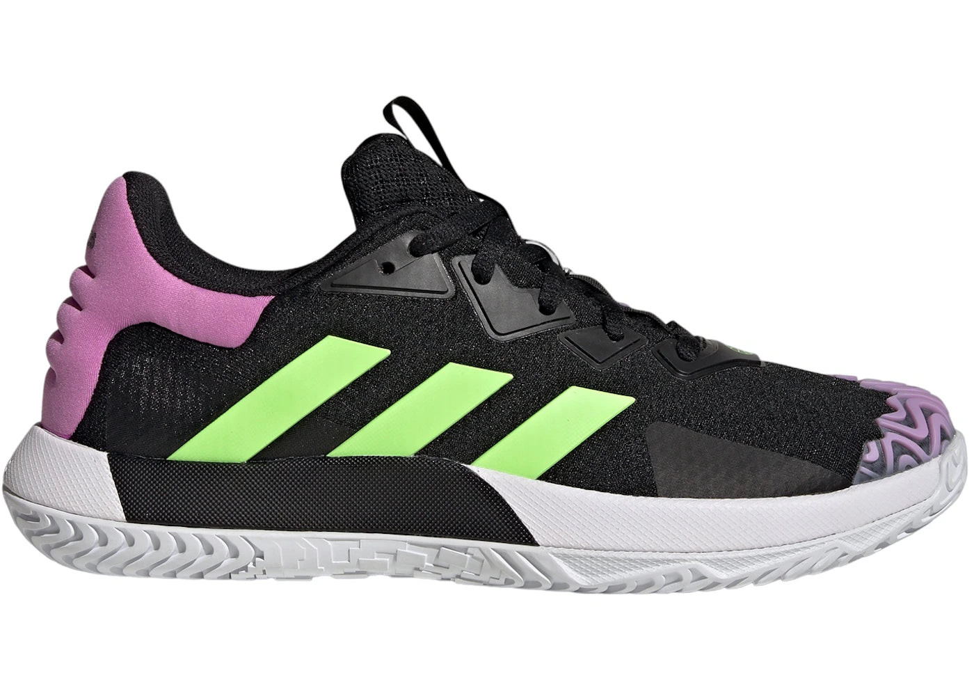 adidas Solematch Control Core Black Signal Green Pulse Lilac