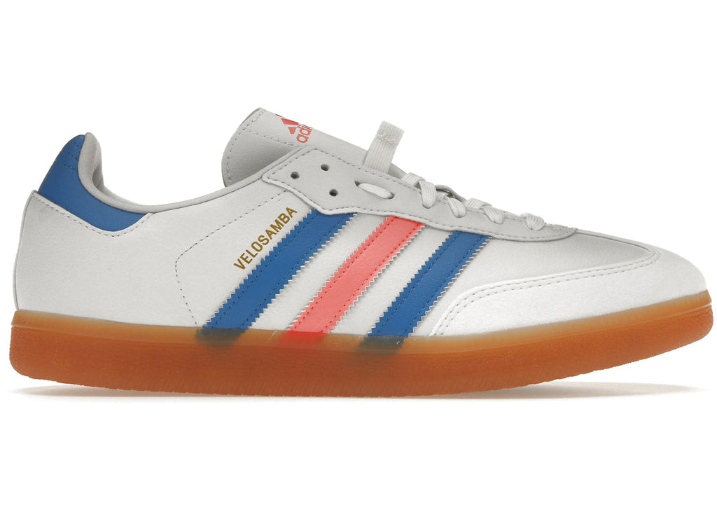 adidas Velosamba Vegan Cloud White Turbo Blue Rush