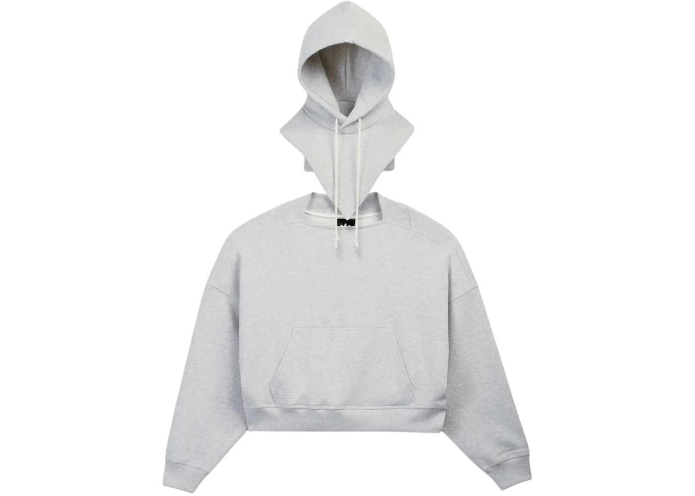 adidas x Bad Bunny Hooded Balaclava Crewneck Light Grey - main view