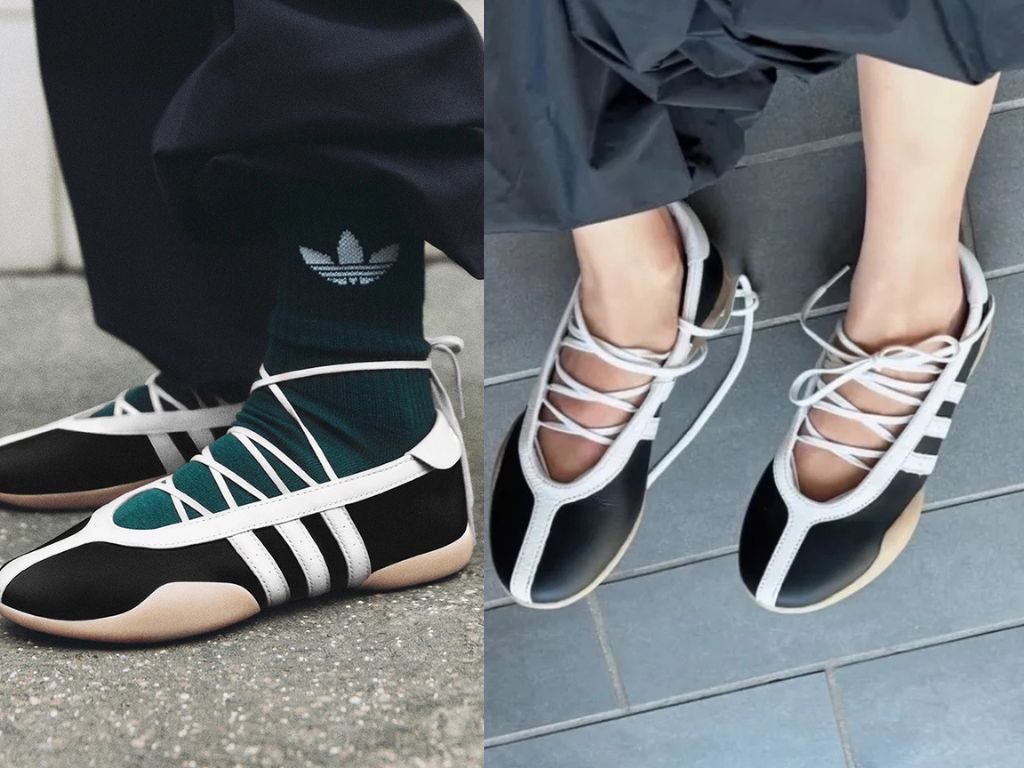 adidas Taekwondo Mei Ballett Schwarz Weiß