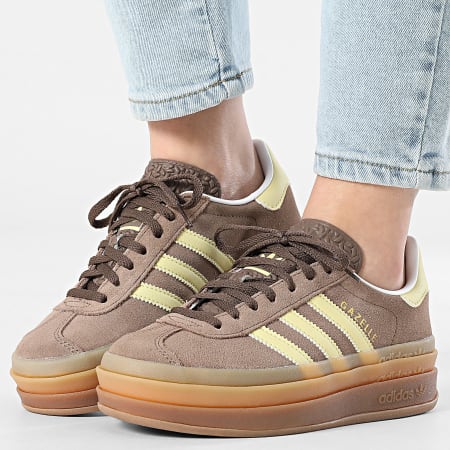 adidas Gazelle Bold Earth Strata Powder Yellow
