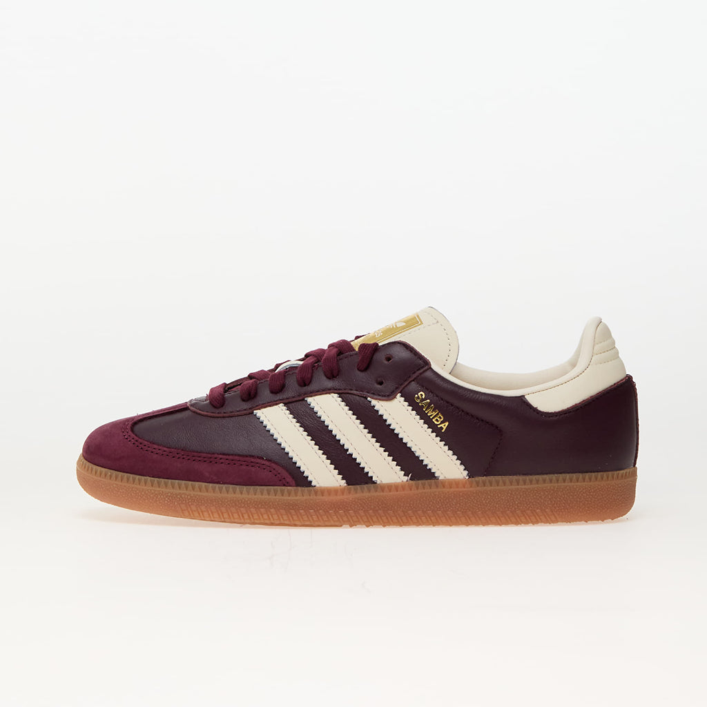 adidas Samba OG Maroon Gold Metallic