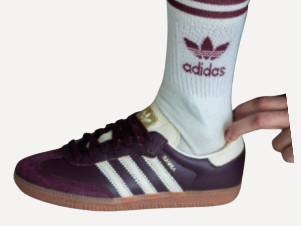 adidas Samba OG Maroon Gold Metallic