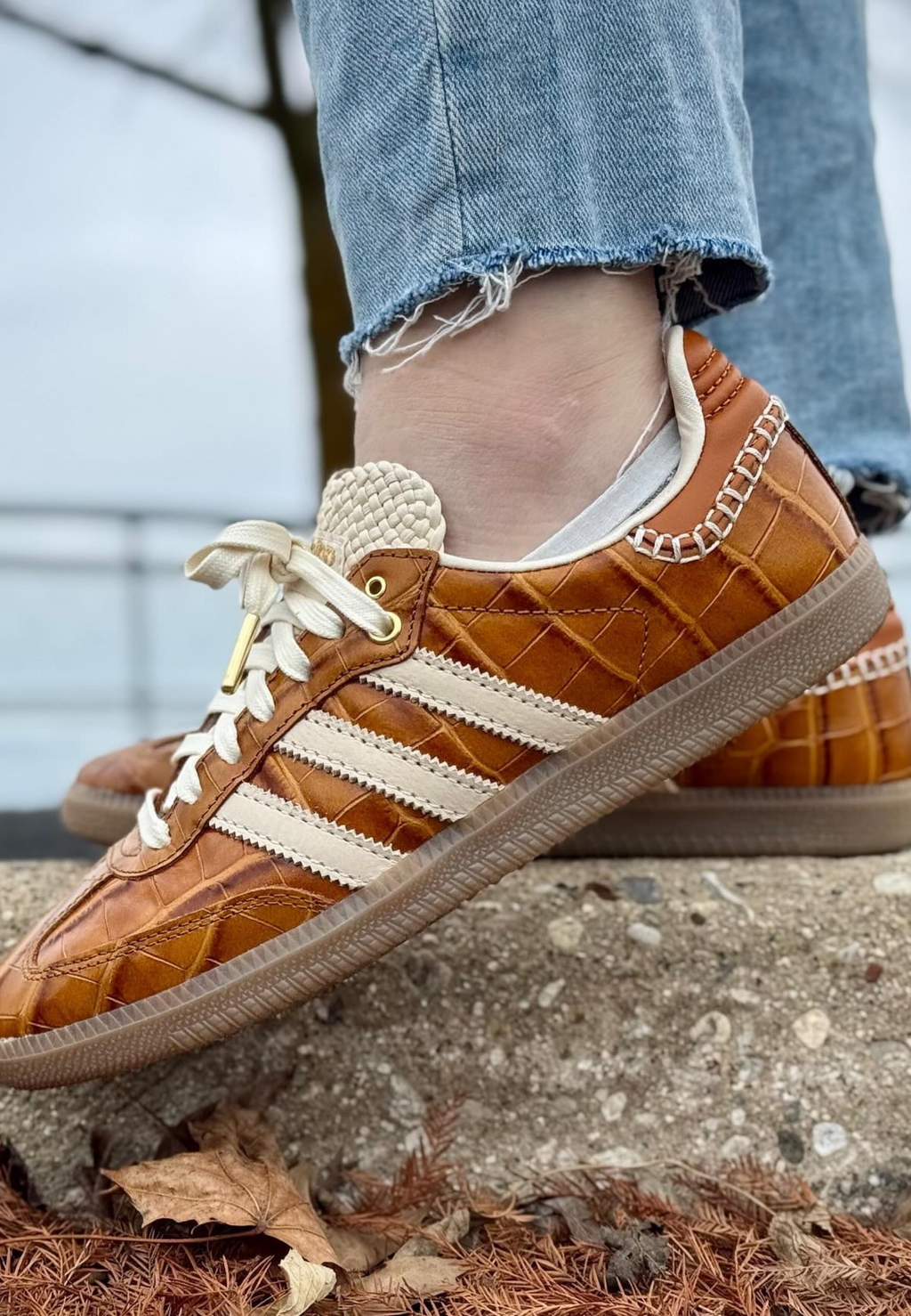 adidas Samba Wales Bonner Brown Croc