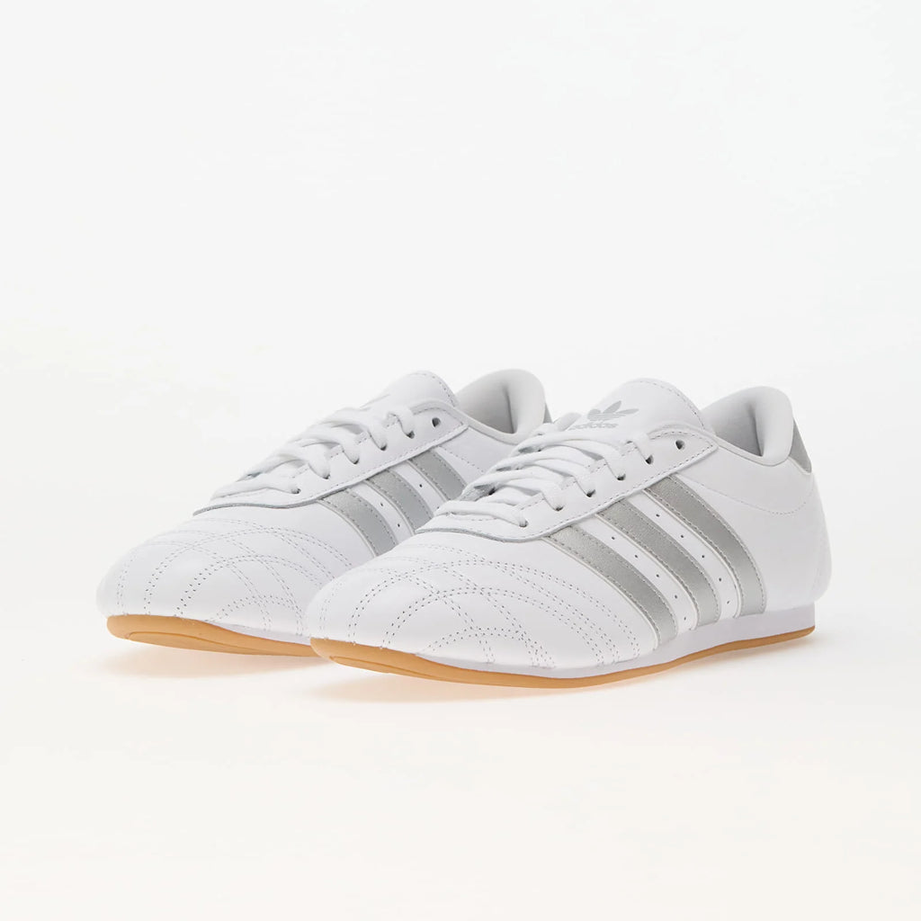 adidas Taekwondo Cloud White Silver Metallic Gum
