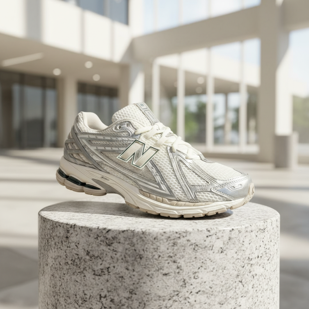 New Balance 1906R Silber Metallic Meersalz 