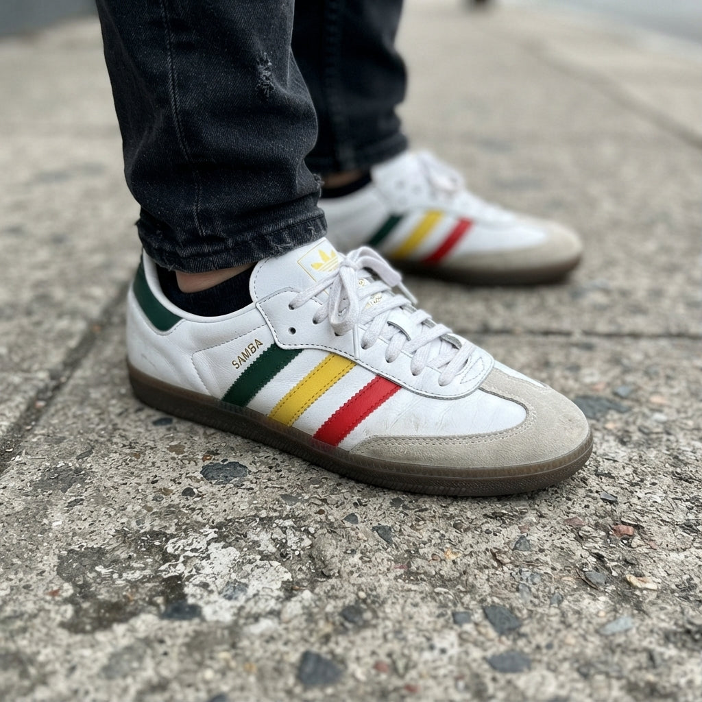 adidas Samba OG White Rasta