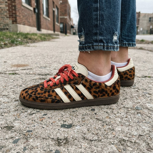 adidas Samba OG Preloved Red Leopard