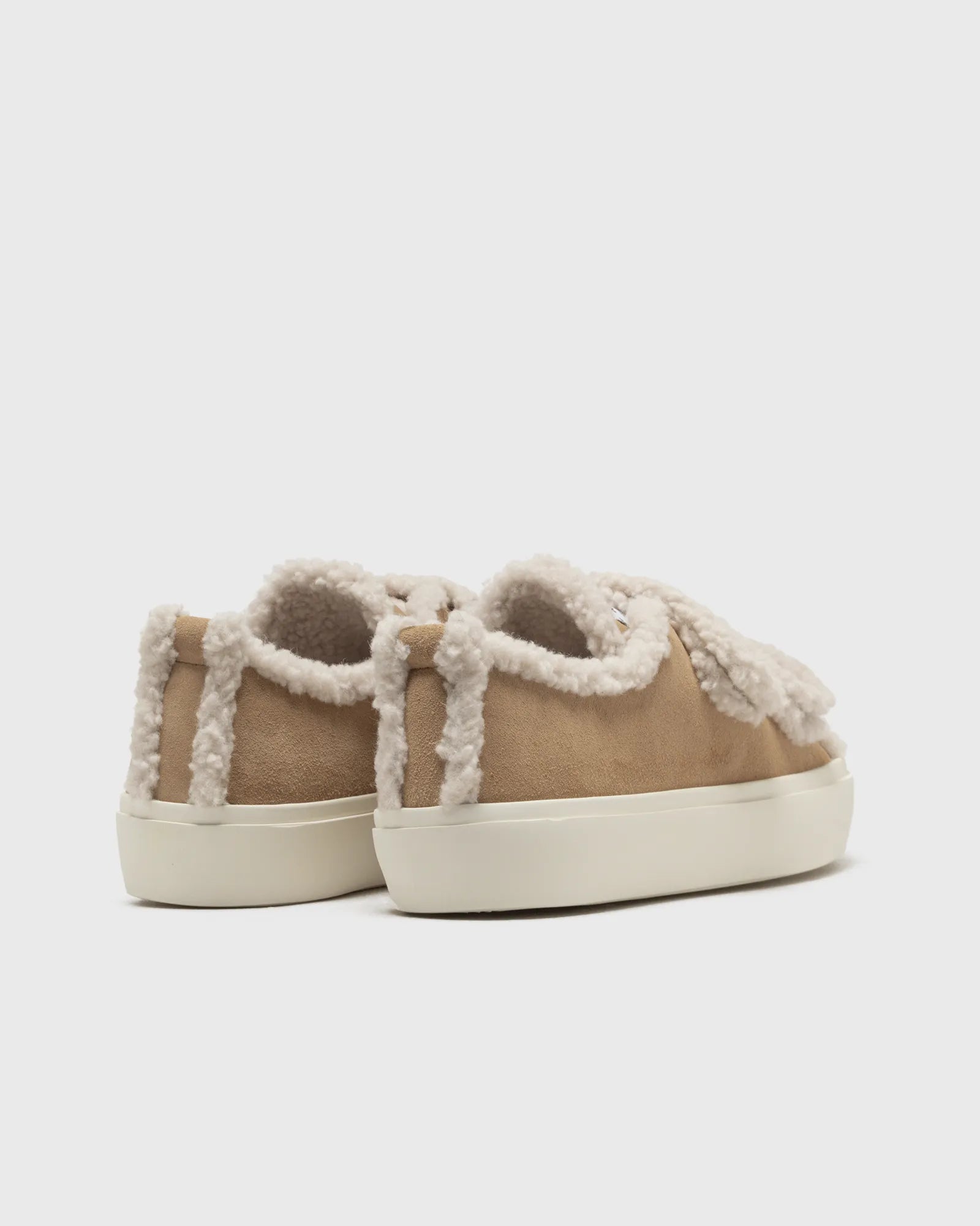 INUIKII Shearling Low Velcro Beige